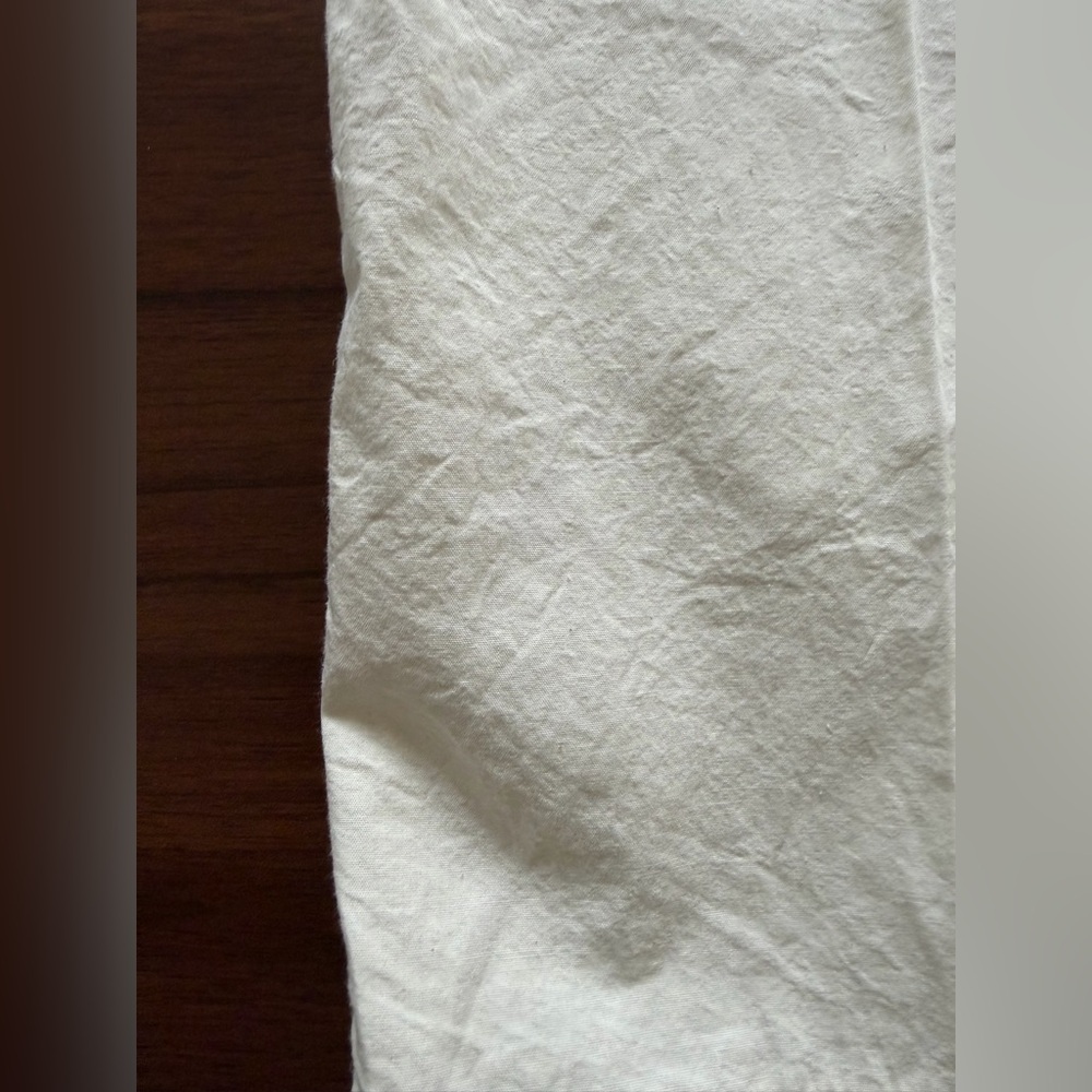 bundle of 2 Alan Stuart women cream cotton casual pants size M - Picture 3 of 8